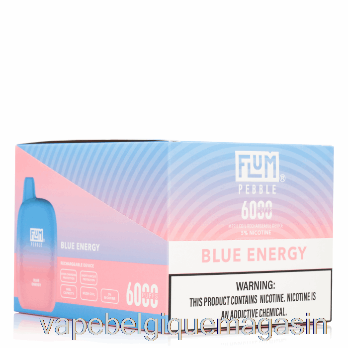 Vape Belgique [10-pack] Flum Pebble 6000 Jetable